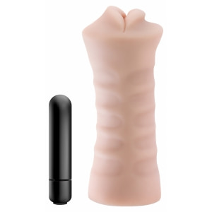 Blush Enlust Nicole Masturbator cu Vibrații X5 Plus 12,7 cm Thumb 4