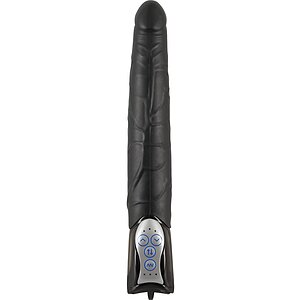 Vibrator Push Thrusting Negru Thumb 2