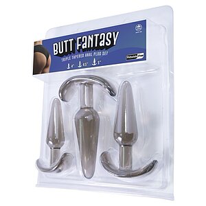 Set NMC 3 Dopuri Anale Conice Introducere Treptată Transparent Thumb 1