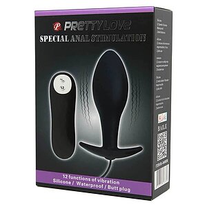 Pretty Love Anal Stimulation Plug Negru Thumb 2