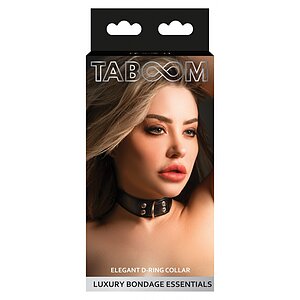 Guler Elegant Cu Inel În D Negru Thumb 3