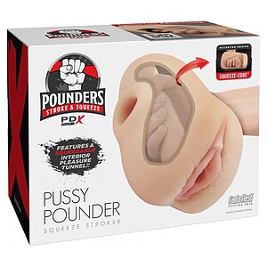 Pipedream Masturbator Squeeze cu Vibrații Thumb 9