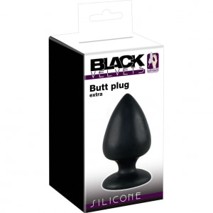 Anal Plug Black Velvets Large Negru Thumb 3
