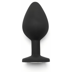 Anal Plug Diamond Jewel Medium Negru Thumb 1