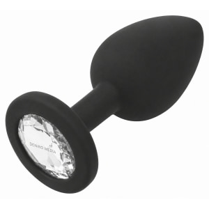 Anal Plug Premium Diamond Jewel Small Negru Thumb 1