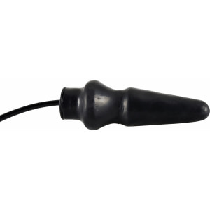 Anal Plug Latex Gonflabil 19.5cm Negru Thumb 7