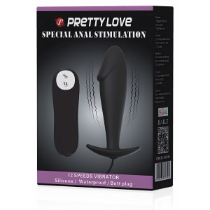 Anal Plug Pretty Love Stimulation Negru Thumb 11