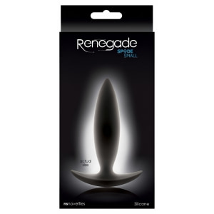 Anal Plug Renegade Spades Small Negru Thumb 1
