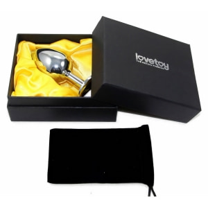 Anal Plug Rosebud Clasic Metal Plug S Argintiu Thumb 1