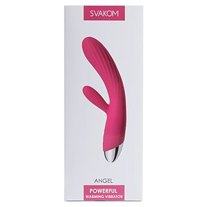 Vibrator Rabbit Încălzire Svakom Angel Roz Thumb 3