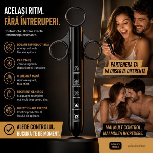 Aplicator Lubrifiant FistIt Lube Shooter Negru Thumb 2