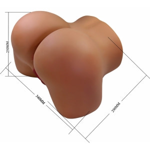 Wendy Masturbator Realist cu Două Intrări, 10 Vibrații Thumb 4