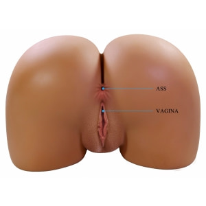 Wendy Masturbator Realist cu Două Intrări, 10 Vibrații Thumb 1