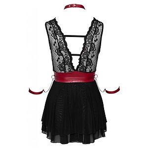 Babydoll Cottelli Collection Anya Negru S Thumb 5