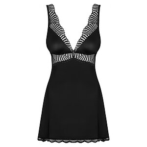 Babydoll Obsessive Klarita Negru S-M Thumb 2