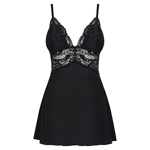 Babydoll Obsessive 810-BAB-1 Negru S-M Thumb 2