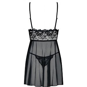 Babydoll Obsessive Idilia Negru 2XL Thumb 3