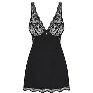 Babydoll Obsessive Luvae Negru L-XL Thumb 2