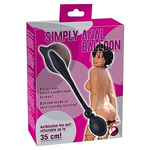 Balon Anal Gonflabil 35 cm You2Toys, silicon Negru Thumb 3