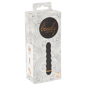 Vibrator Bendy Wavy Negru Thumb 3