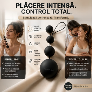 Bile Anale Deluxe Vibro Negru Thumb 5