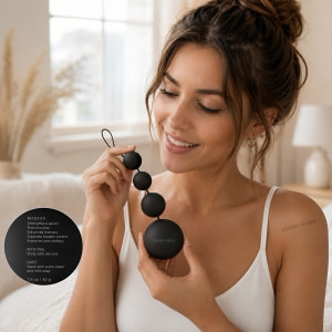 Bile Anale Deluxe Vibro Negru Thumb 7