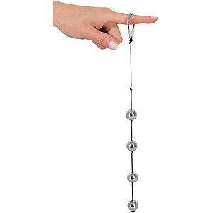 Bile Anale Metalice Argintiu Thumb 2