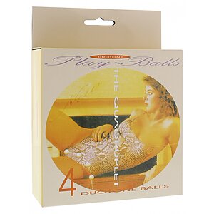 Bile Vaginale Cu Vibrații 4 Play Alb Thumb 1