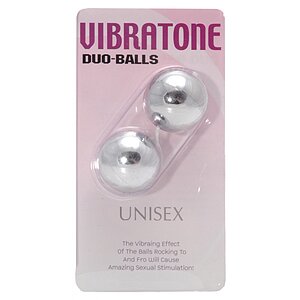 Bile Vaginale Vibratone Duo Argintiu Thumb 1