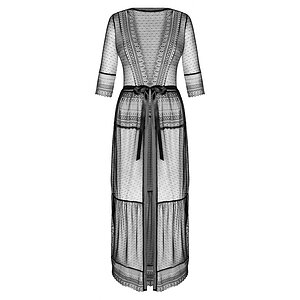 Halat Obsessive Estiqua Negru XS-S Thumb 2