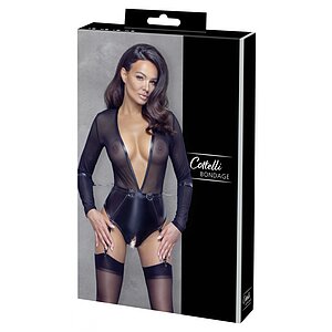Body Cottelli Collection Bondage Negru M Thumb 5