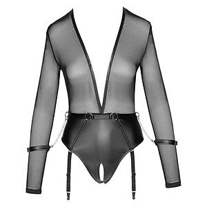 Body Cottelli Collection Bondage Negru M Thumb 3