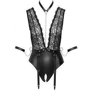 Body Cottelli Collection Bondage Sex Negru XL Thumb 4