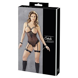Body Cottelli Collection Bondge Fun Negru L Thumb 5