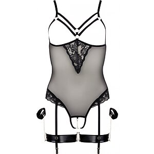 Body Cottelli Collection Bondge Fun Negru L Thumb 3