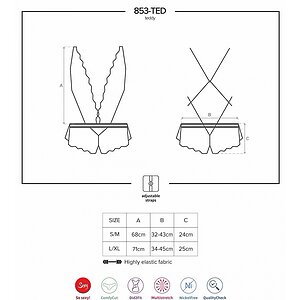 Body Obsessive 853-TED Alb L-XL Thumb 4