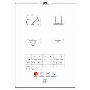 Body Obsessive 873-SEA Negru L-XL Thumb 4