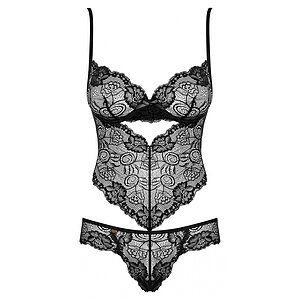 Body Obsessive Alluria Negru L-XL Thumb 2