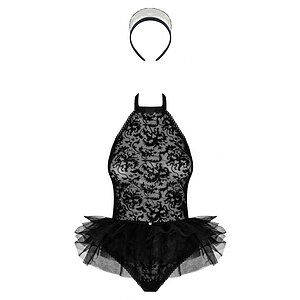 Body Obsessive Frilles Negru S-M Thumb 2