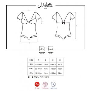 Body Obsessive Moketta Negru S-M Thumb 4