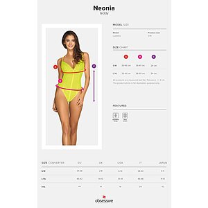 Body Obsessive Neonia Galben S-M Thumb 4