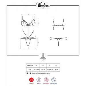 Body Obsessive Wonderia Negru S-M Thumb 4