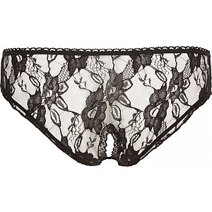 Chilot Decupat Briefs Cottelli Collection Negru XL Thumb 3