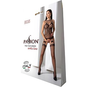 Catsuit Passion BS095 Negru S-L Thumb 2