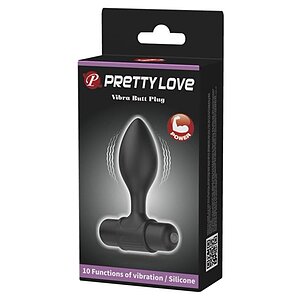 Anal Plug Pretty Love Vibra Negru Thumb 6