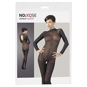 Catsuit No:Xqse Ouvert Negru XL-2XL Thumb 4