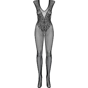 Catsuit Obsessive N112 Negru S-L Thumb 2