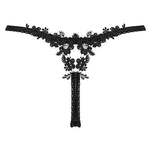 Chilot Obsessive Celia Noir Thong Negru M-L Thumb 3