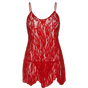 Chemise Leg Avenue Rose Lace Flair Rosu XS-L Thumb 2