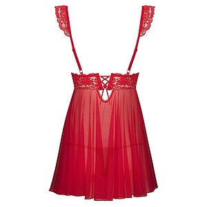 Chemise Obsessive 863-BAB Roșu S-M Thumb 3